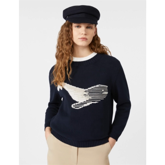 Weekend Max Mara Nespola Strik, Navy
